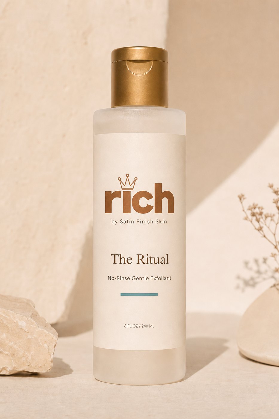 The Ritual no-rinse gentle exfoliant bottle